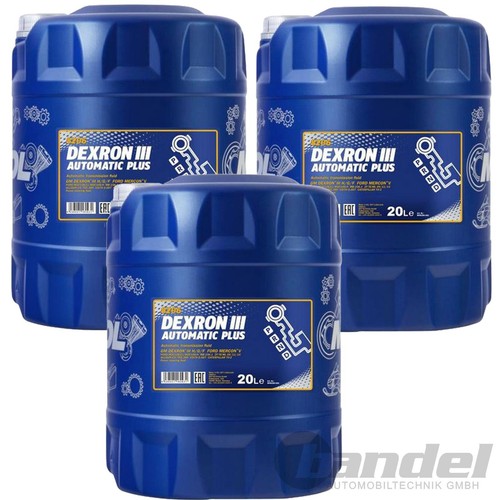 3x20 liter mannol - dexron, iii