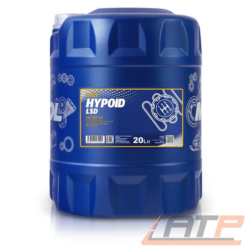 Mannol hypoid lsd 85w - mannol, 20