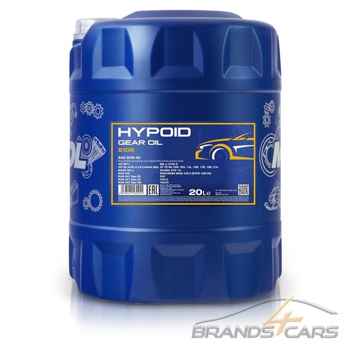 Mannol hypoid 80w - 20, gl-5