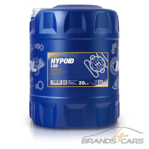 Mannol hypoid lsd 85w - hypoid, 85w-140