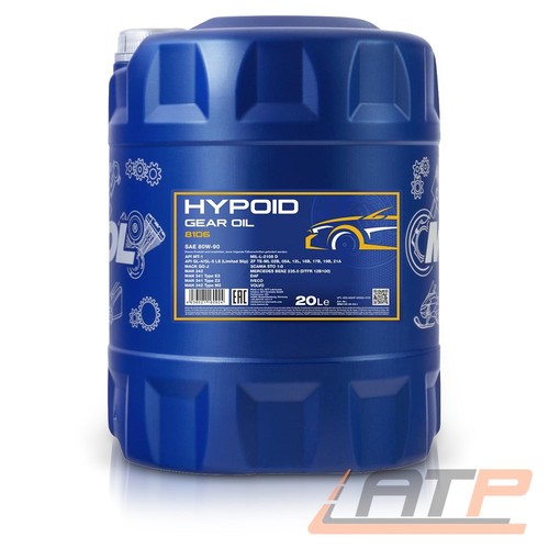 Mannol hypoid 80w gl 5 - mannol, l